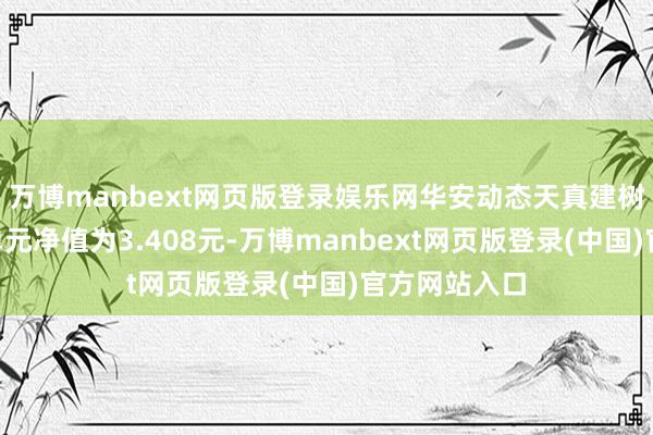万博manbext网页版登录娱乐网华安动态天真建树羼杂A最新单元净值为3.408元-万博manbext网页版登录(中国)官方网站入口