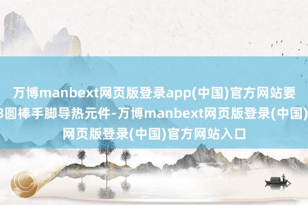 万博manbext网页版登录app(中国)官方网站要是使用FAX38圆棒手脚导热元件-万博manbext网页版登录(中国)官方网站入口
