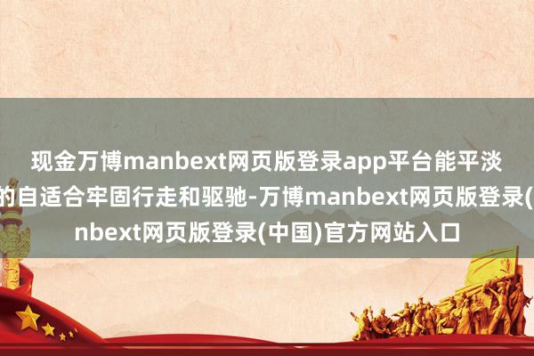 现金万博manbext网页版登录app平台能平淡完成在各式地形上的自适合牢固行走和驱驰-万博manbext网页版登录(中国)官方网站入口
