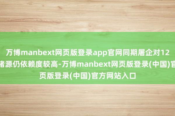 万博manbext网页版登录app官网同期屠企对125-140公斤猪源仍依赖度较高-万博manbext网页版登录(中国)官方网站入口